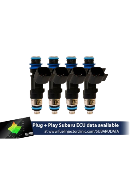 775CC FIC TOP-FEED CONVERTED SUBARU STI ('04-'06) LEGACY GT ('05-'06) FUEL INJECTOR CLINIC INJECTOR SET (HIGH-Z)