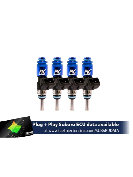 1200CC (PREVIOUSLY 1100CC) FIC TOP-FEED CONVERTED SUBARU STI ('04-'06) LEGACY GT ('05-'06) FUEL INJECTOR CLINIC INJECTOR SET (HIGH-Z)