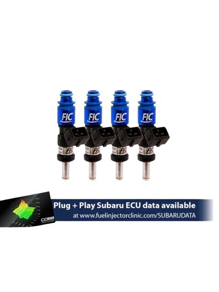 1200CC (PREVIOUSLY 1100CC) SUBARU WRX('02-'14)/STI ('07+) FUEL INJECTOR CLINIC INJECTOR SET (HIGH-Z)