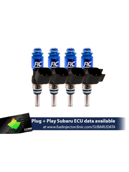 1440CC FIC TOP-FEED CONVERTED SUBARU STI ('04-'06) LEGACY GT ('05-'06) FUEL INJECTOR CLINIC INJECTOR SET (HIGH-Z)