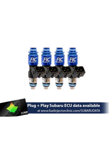 1650CC FIC TOP-FEED CONVERTED SUBARU STI ('04-'06) LEGACY GT ('05-'06) FUEL INJECTOR CLINIC INJECTOR SET (HIGH-Z)