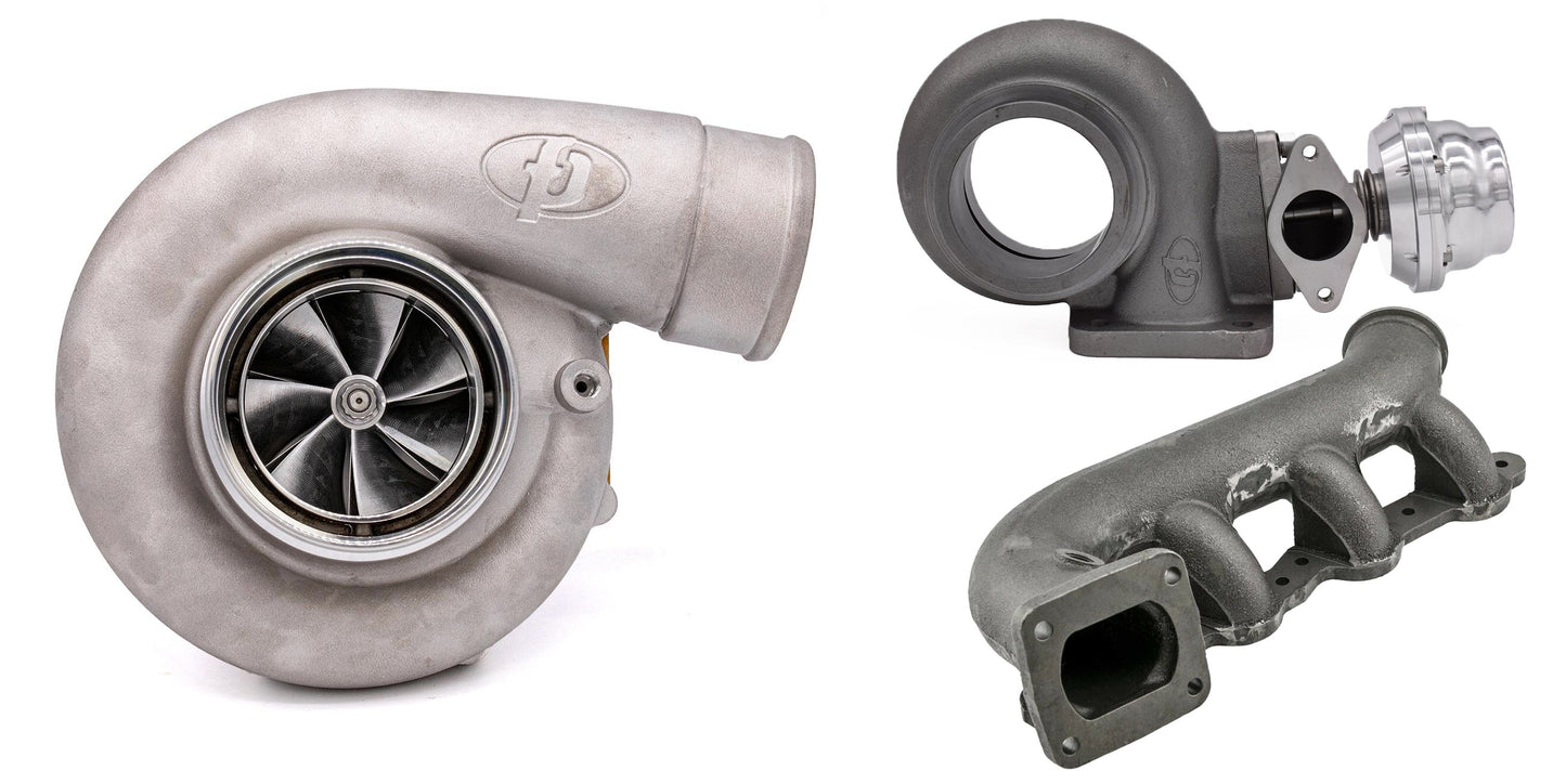 FP7875 Race Turbocharger TiAL Wastegate/Manifold Bundle